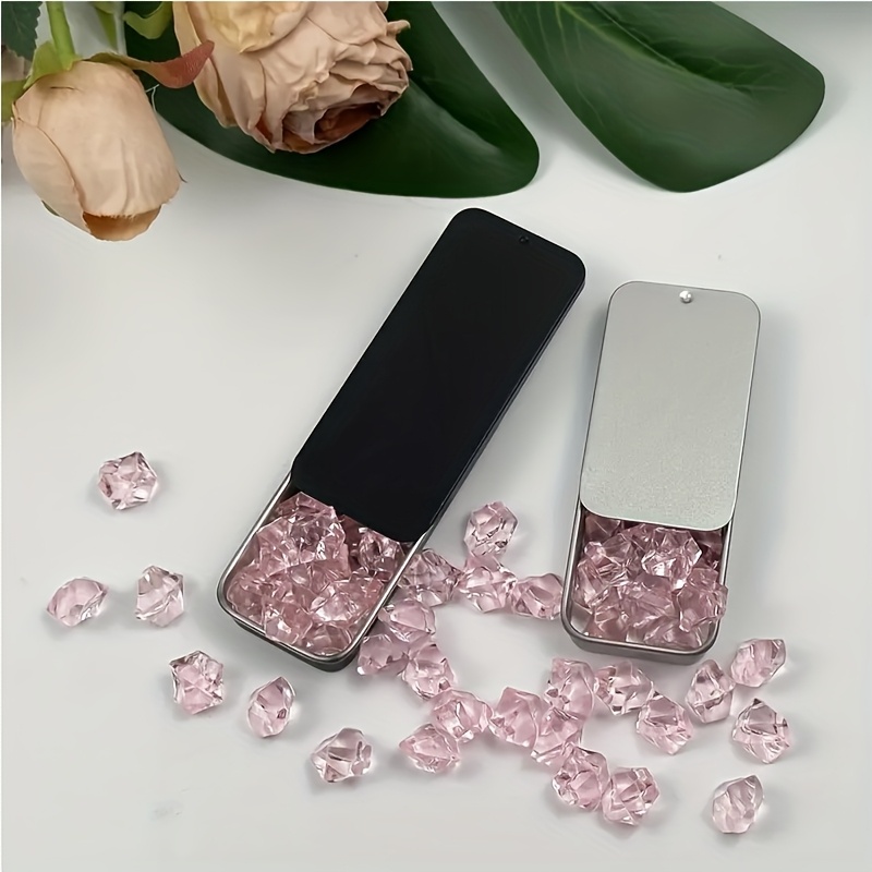 Mini Metal Slide Box for Storage, Portable Design